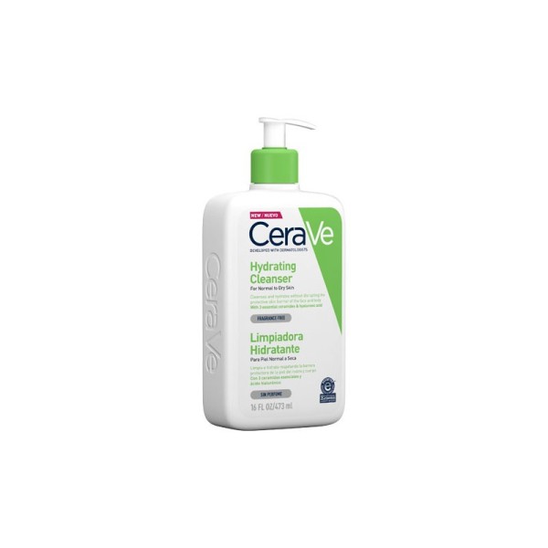 CERAVE CREMA LIMPIADORA HIDRATANTE PIEL NORMAL/SECA 473 ML