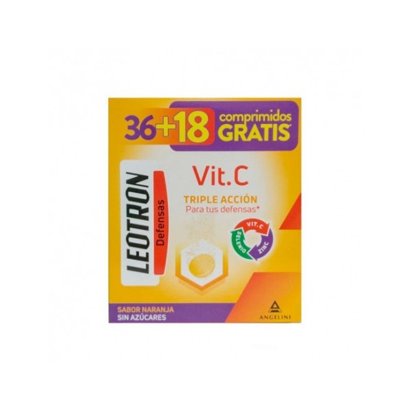 LEOTRON DEFENSAS VIT C TRIPLE PROTECCION 36+18 GRATIS