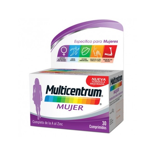 MULTICENTRUM MUJER 30 COMPRIMIDOS