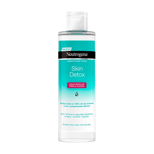 NEUTROGENA DETOX AGUA MICELAR TRIPLE ACCION 400 ML