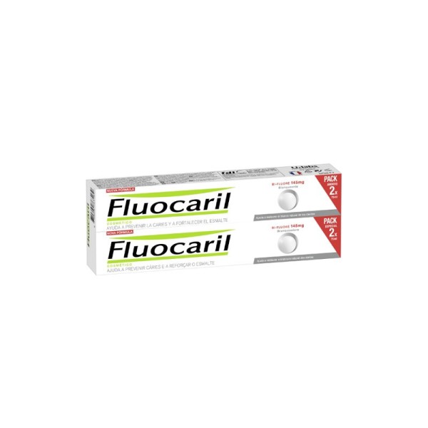 FLUOCARIL BIFLUORE 145 MG BLANQUEANTE 2 TUBOS X 75 ML