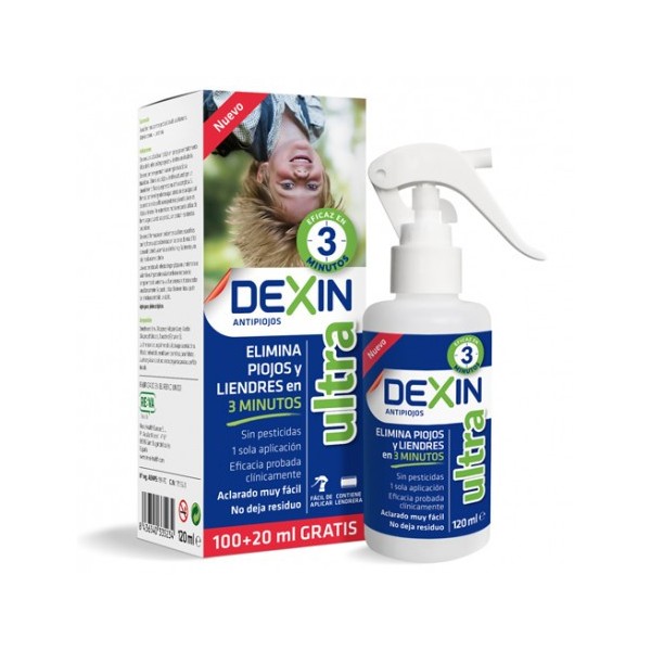 DEXIN ANTIPIOJOS 120 ML CONTIENE LENDRERA FACIL DE APLICAR