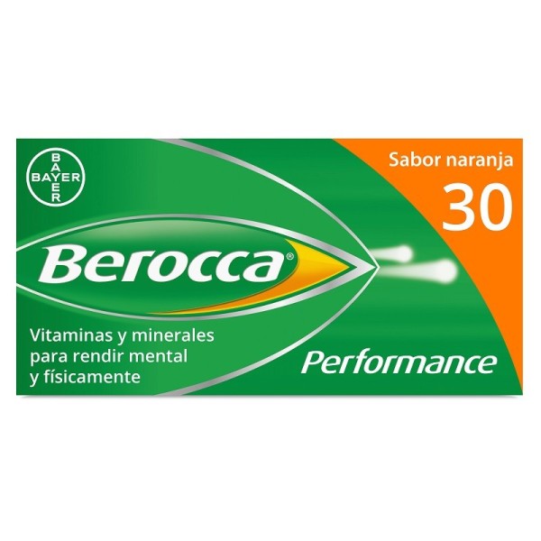 BEROCCA PERFOMANCE NARANJA 30 COMPRIMIDOS EFERVESCENTES