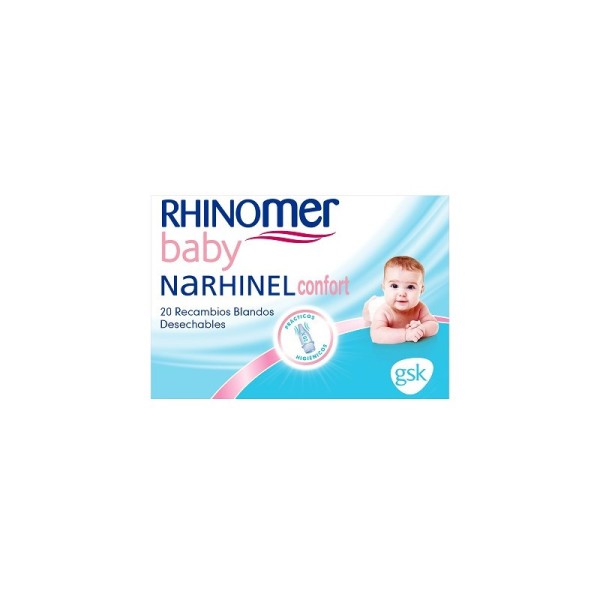 NARHINEL CONFORT ASPIRADOR RECAMBIO 20 BLANDO DESECHABLE