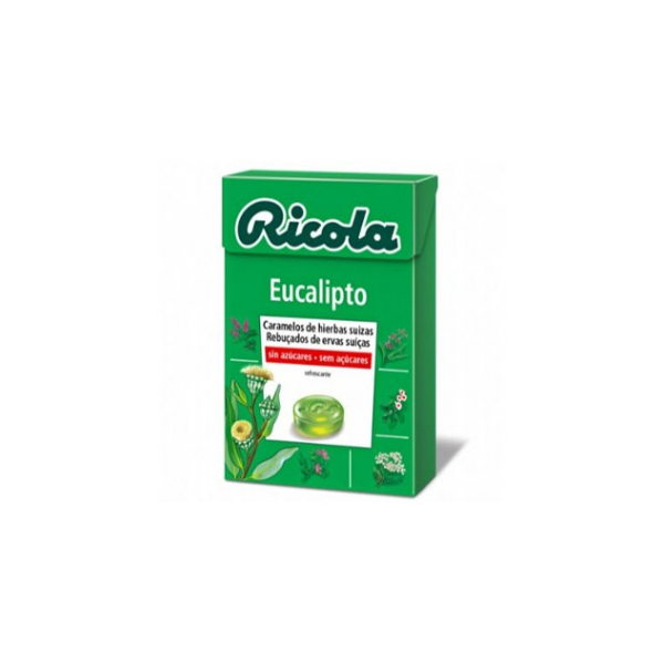 RICOLA CARAMELOS EUCALIPTU S/A 50 G.