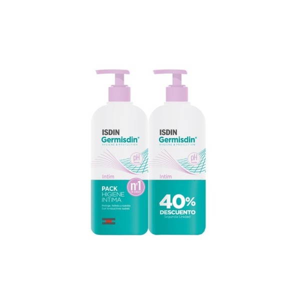 ISDIN GERMISDIN GEL HIGIENE INTIMA HIDRATA Y PROTEGE 2X500ML