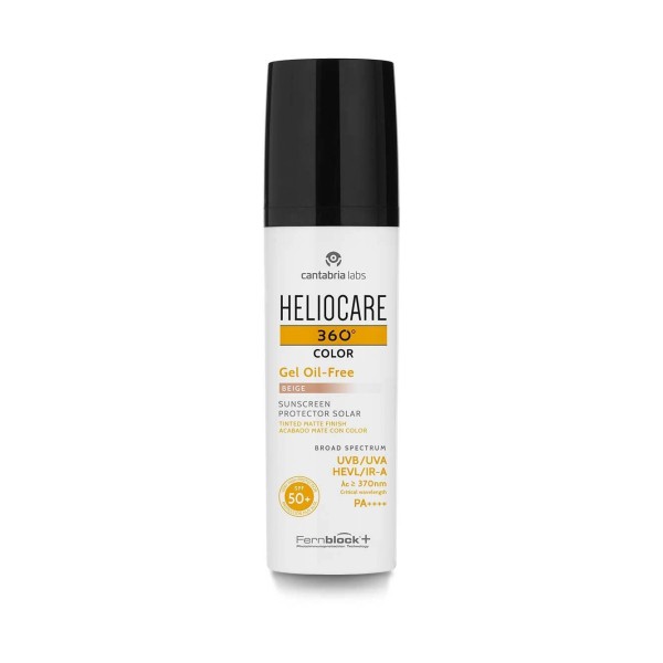 HELIOCARE 360º GEL OIL-FREE COLOR BEIGE SPF 50+ 50 ML.