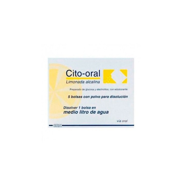 CITO-ORAL LIMONADA ALCALINA 15,28 G 5 BOLSAS