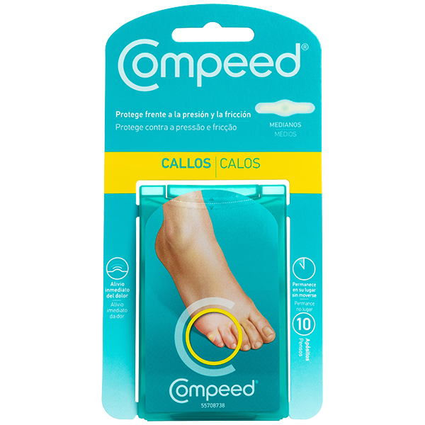 COMPEED CALLOS HIDROCOLOIDE T- MED 10 UNIDADES