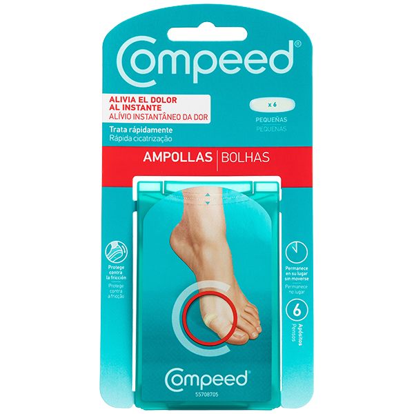 COMPEED AMPOLLAS HIDROCOLOIDE T- PEQ 6 UNIDADES