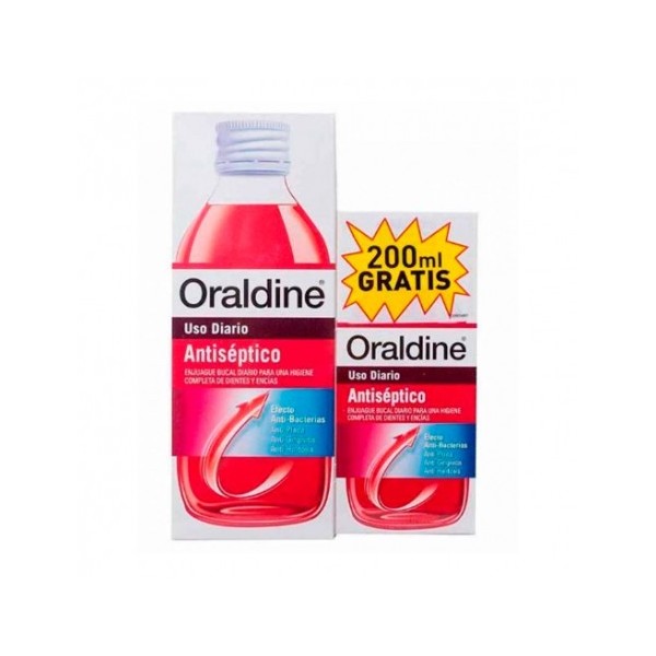 ORALDINE ANTISEPTICO COLUTORIO PACK 400 ML +200 ML