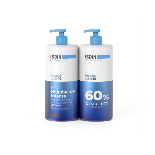 ISDIN UREADIN 10% LOTION HIDRATACION CORPORAL DUPLO 750ML.