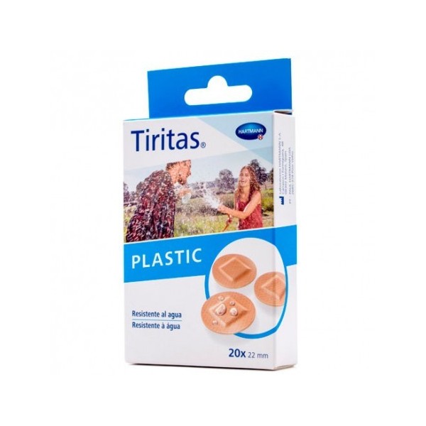 TIRITAS PLASTIC REDONDAS 22 MM 20 UNIDADES