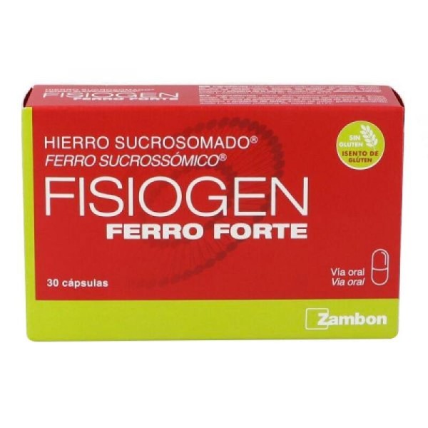 FISIOGEN FERRO FORTE 30 CÁPSULAS