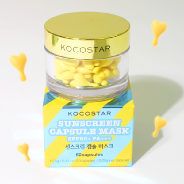 KOCOSTAR SUNSCREEN CAPSULE MASK SPF50+ 50 UNIDADES