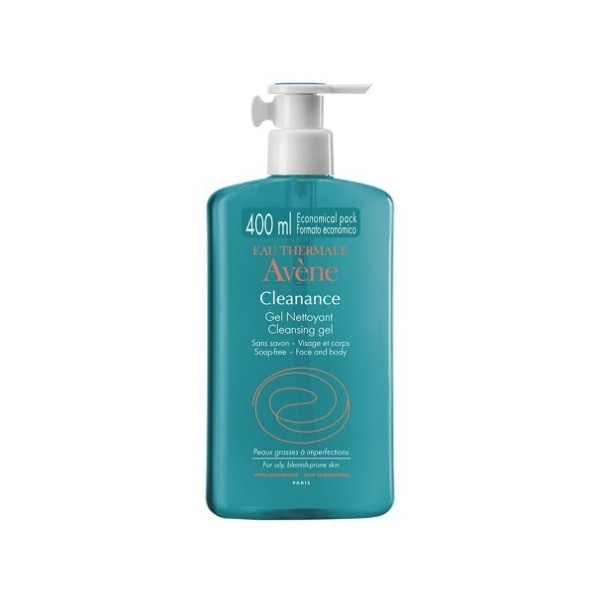 AVENE CLEANANCE GEL LIMPIADOR PURIFICANTE MATIFICANTE 400 ML