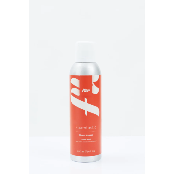 FLER FOAMTASTIC SHAVE MOUSSE AMBER SCENT 200 ML.