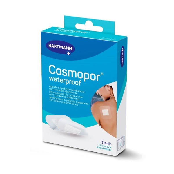 COSMOPOR WATERPROOF APOSITO ADHESIVO 7.2 CM X 5CM 5 UNIDADES