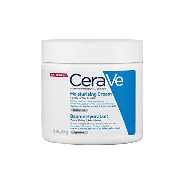 CERAVE CREMA HIDRATANTE PIEL SECA MUY SECA TARRO 454 G