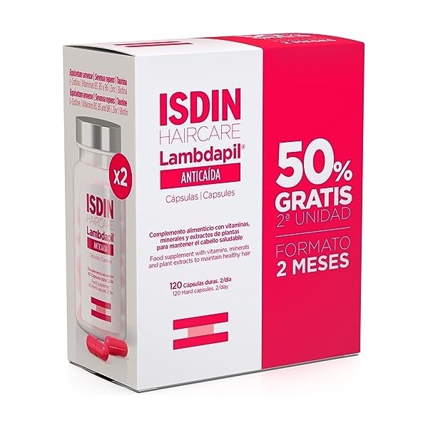 ISDIN HAIRCARE LAMBDAPIL ANTICAIDA 60 CÁPSULAS