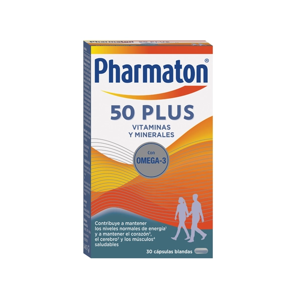 PHARMATON 50 PLUS 30 CAPSULAS