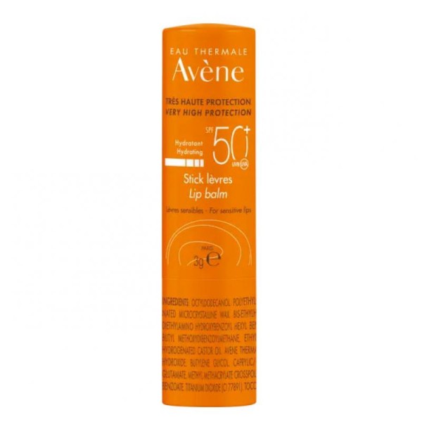 AVENE STICK LABIAL SPF 50+ 3 GRAMOS