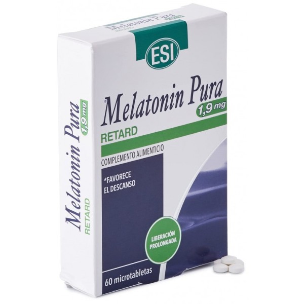 ESI MELATONIN RETARD PURA 1,9MG 60TABS