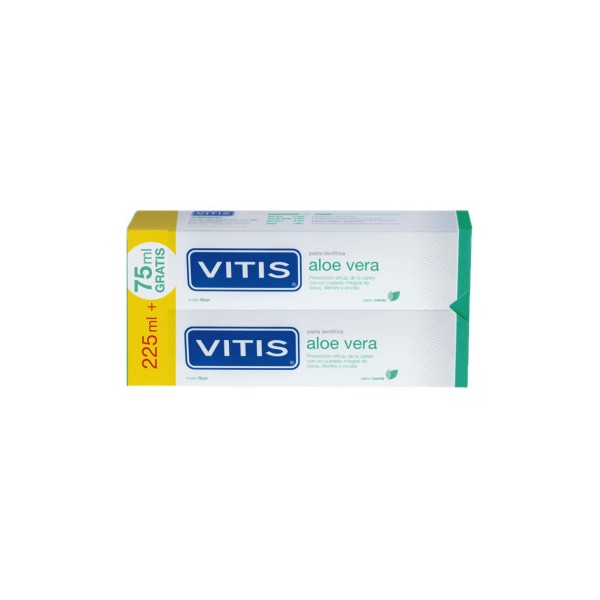 VITIS PASTA DENTIFRICA ALOE VERA MENTA DUPLO 2X150 ML