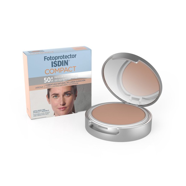 ISDIN SPF-50+ MAQUILLAJE COMPACTO OIL-FREE BRONCE 10GRAMOS