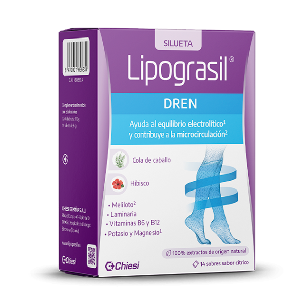 LIPOGRASIL DREN 8G 14 SOBRES DRENANTES