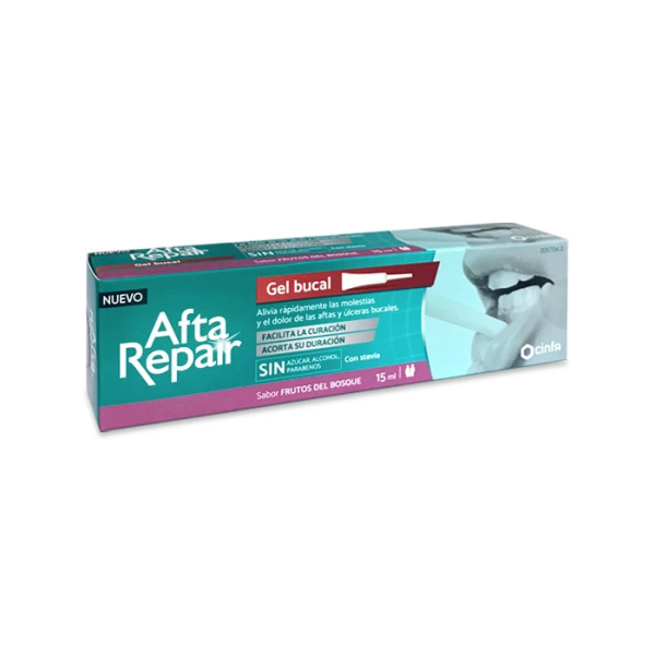 AFTA REPAIR GEL SABOR FRUTOS BOSQUE 15ML