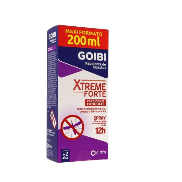 GOIBI XTREME FORTE REPELENTE INSECTOS SPRAY 200ML