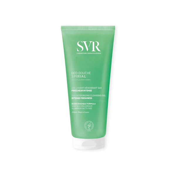 SVR SPIRIAL GEL LIMPIADOR DESODORANTE 24H FRESCOR 200 ML