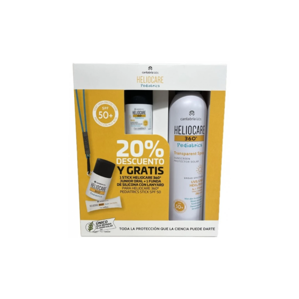 HELIOCARE 360 PACK PEDIATRICO STICK 25G + SPRAY TRANSP.200ML