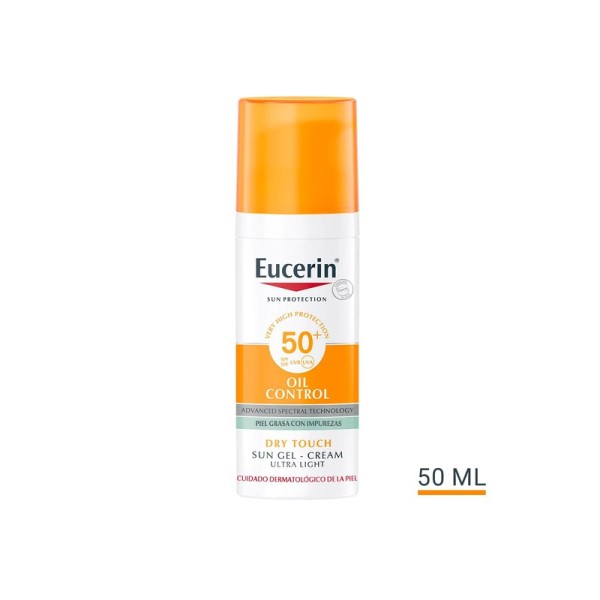EUCERIN SUN PROTECTION 50+ GEL CR ROSTRO OIL CONTROL 50 ML