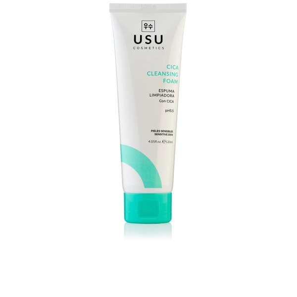 USU ESPUMA LIMPIADORA CALMANTE CON CICA PH5.5 120ML.