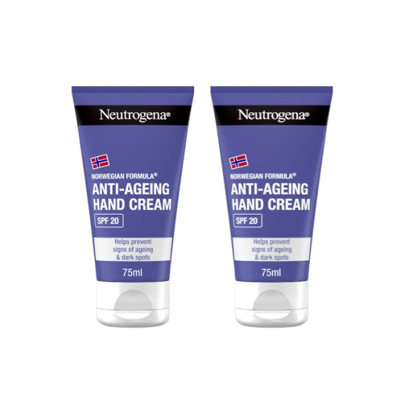 NEUTROGENA CREMA DE MANOS AINTIEDAD SPF20 2X75ML.