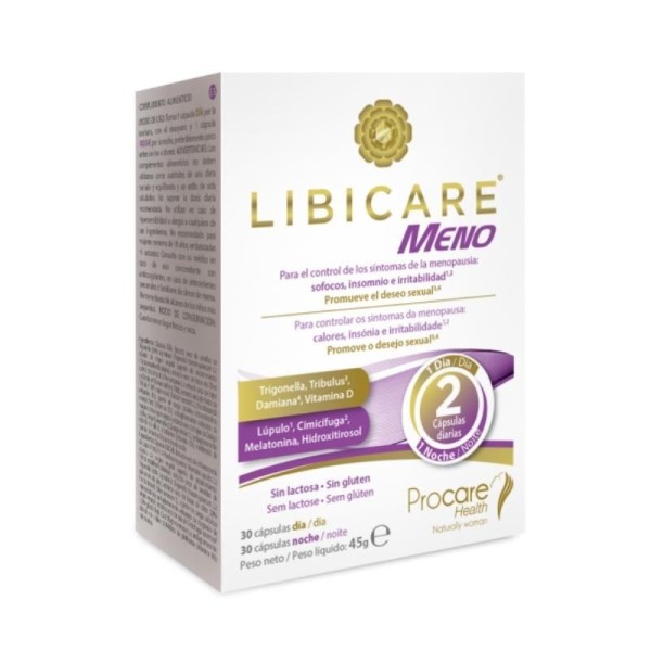 LIBICARE MENO 30 CAPS.DIA+30 CAPS.NOCHE