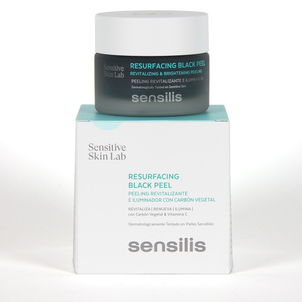 SENSILIS RESURFACING BLACK PEEL PEELING FACIAL 50 GRAMOS