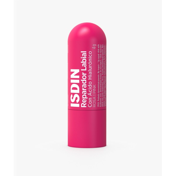 ISDIN REPARADOR LABIAL CON ACIDO HIALUR 1STICK 4G COLOR ROSA