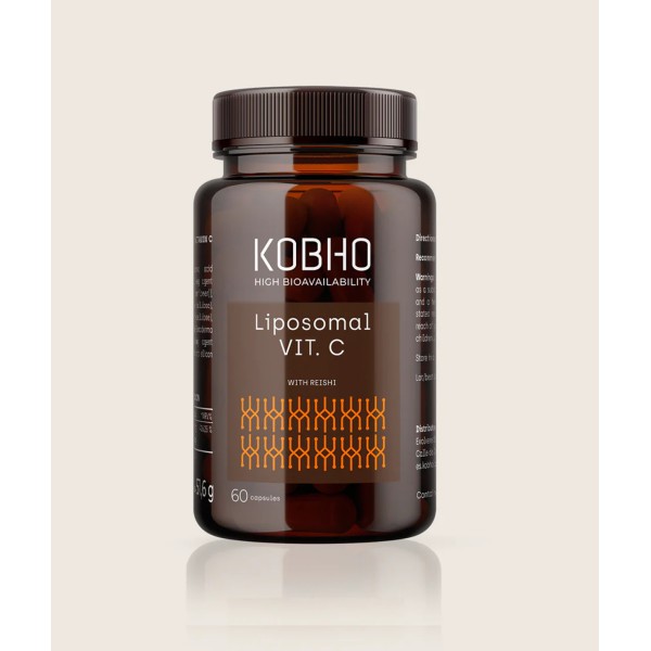 KOBHO VITAMINA C LIPOSOMADA Y EXTRACTO DE REISHI 60 CAPSULAS