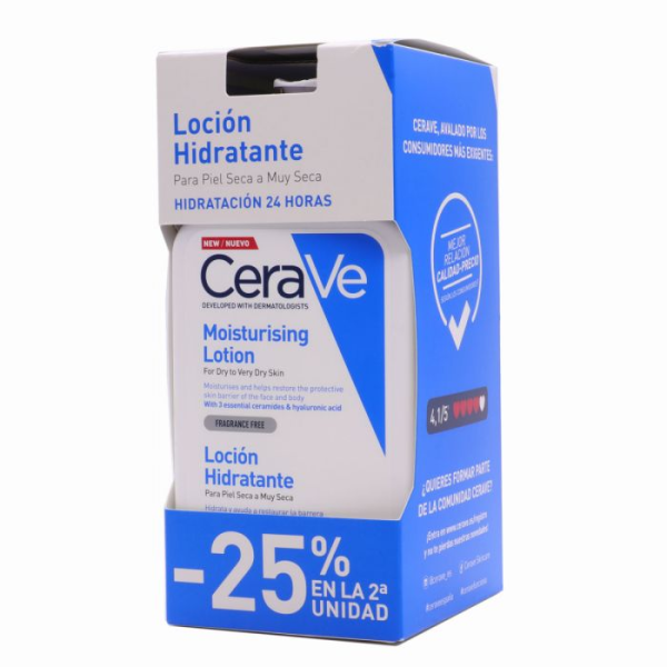 CERAVE DUPLO LOCION HIDRATANTE PIEL SECA/MUY SECA 473ML X 2