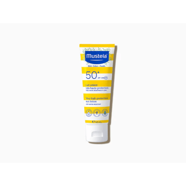 MUSTELA LECHE SOLAR ROSTRO BEBE-NIÑO SPF50+ 40 ML