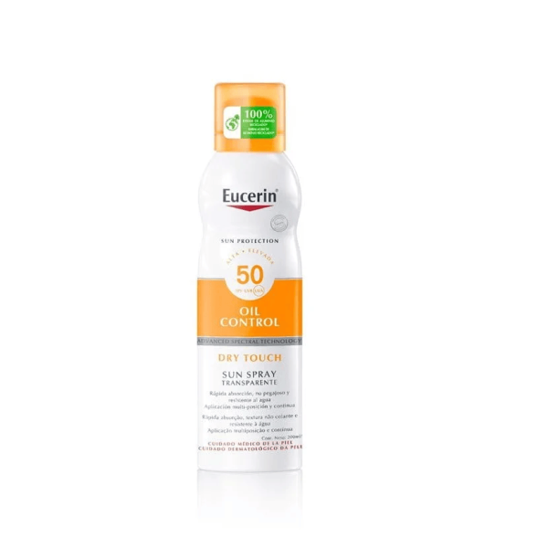 EUCERIN SOLAR CORPORAL TOQUE SECO SPRAY TRANP SPF 50 200ML