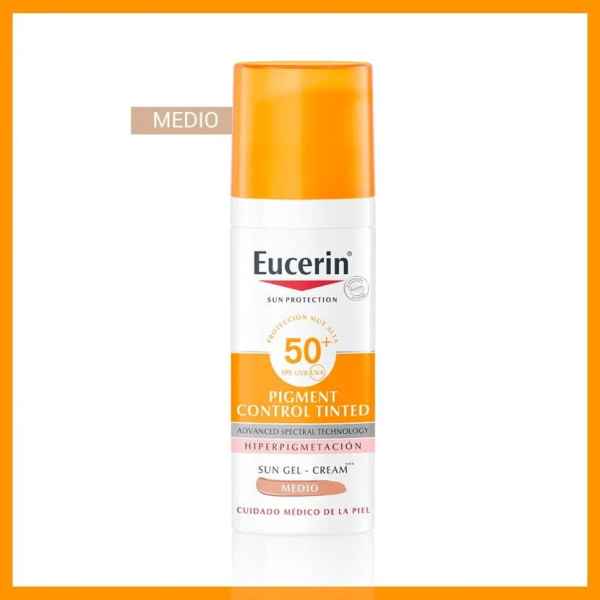 EUCERIN SOLAR PIGMENT FLUID COLOR MEDIO SPF50+ 50ML