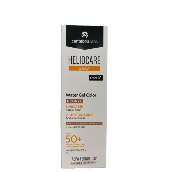 HELIOCARE 360º WATER GEL COLOR BRONCE ACABDO NATURAL 50 ML