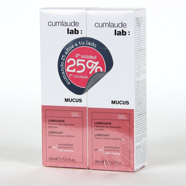 CUMLAUDE DUPLO MUCUS LUBRICANTE 2 X 30 ML
