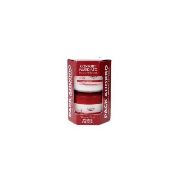 EUCERIN CR PIEL SENSIBLE PH-5 75 ML+75 ML. REGALO