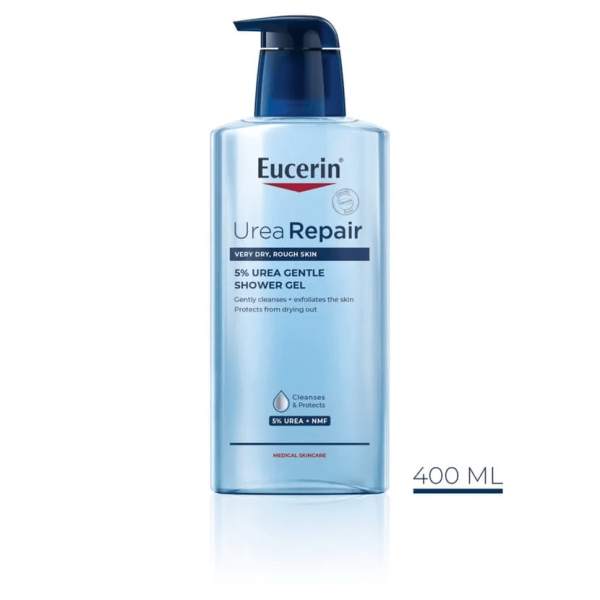 EUCERIN UREA 5% REPAIR GEL BAÑO SUAVE 400 ML.