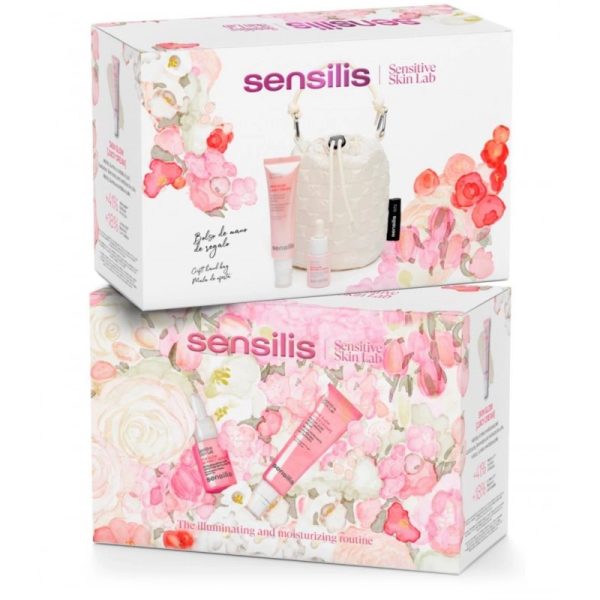 SENSILIS SKIN GLOW CREMA 50ML + SKIN GLOW SERUM 15ML+ BOLSO